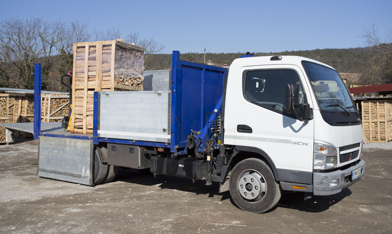 Prevoz drv za kurjavo na dom